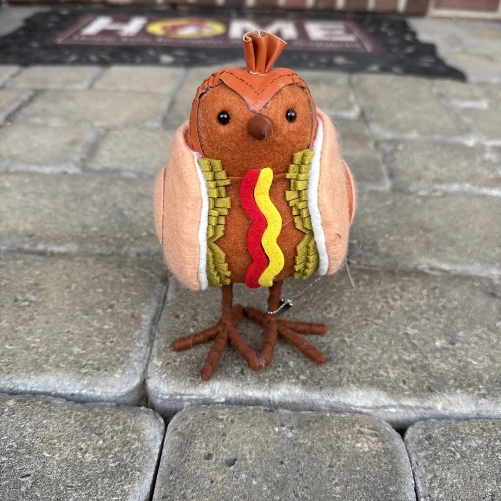 Cute Hot Dog Costume Bird Decor spritz sun squad franky